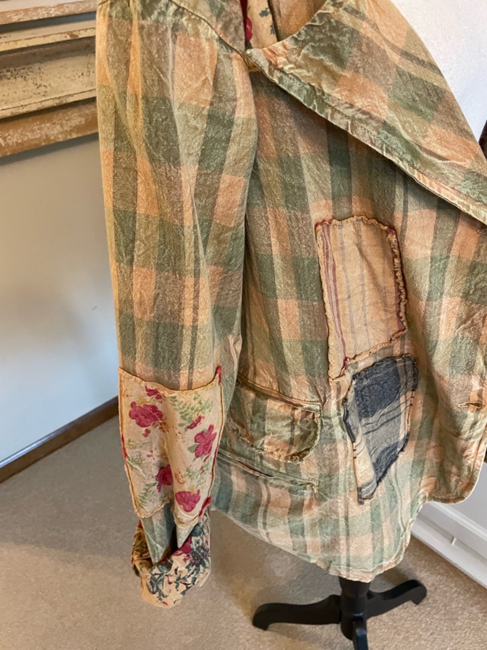 NWT Jaded Gypsy Rose Garden Views Reversible Boho Jacket OSFM - Picture 5 of 12